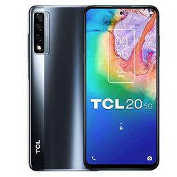 TCL 20 5G - Smartphone de 6.67" FHD+ con NXTVISION (Qualcomm 690 5G, 6GB/128GB Ampliable MicroSD, Dual SIM, Cámaras 48MP+8MP+2MP, Batería 4500mAh, Android 10 actualizable) Gris [Exclusivo Amazon]