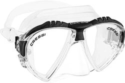 Cressi Matrix Mask - máscara de mergulho e snorkeling, adulto unissexo, transparente/preto, tamanho único