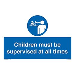 Children must be supervised at all times