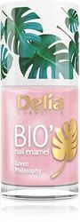 Delia Cosmetics - Bio Green Nail Polish - CHOCOLATE - Vegan Friendly - Perfect Opacity and Shine - Easy and Fast Application - Natural Ingredients - Long Lasting Color up to 6 Days - 11ml