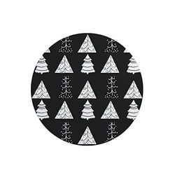 Questo Casa, Round Digital Printed Mouse Pad, Non-Slip Base, for Office and Home, Diameter:22cm
