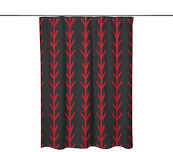 Bonamaison Digitally Printed Shower Curtain, 1 Piece 150x200 Cm - Designed And Manufactured in Turkey