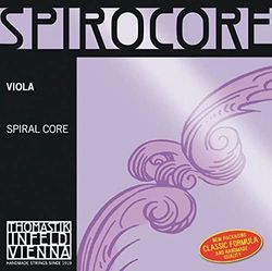 Thomastik Einzelsaite für Viola 4/4 Spirocore - A-Saite Spiralkern Chromstahl umsponnen, weich