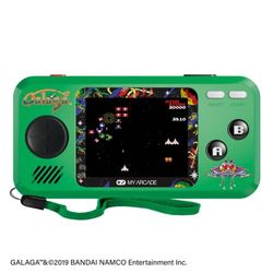 My Arcade Galaga Konsola do Gier Typu Plug & Play, Zielony, 2.75"