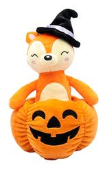 Joy Toy - Halloween volpe peluche 14x14x25 cm nella zucca