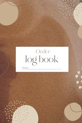 Order log book: The notebook is used to record information about orders for goods or services, such as the order date, item details, quantity, price, ... for management and tracking of transactions.