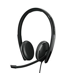 Sennheiser Varilla Micro 1000916 Micro Epos Adapt 165 Auriculares con Diadema, Cableado con USB, Negro