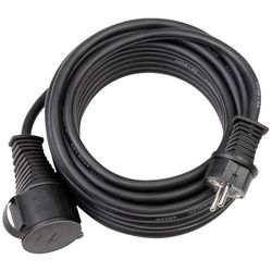 Brennenstuhl Cabo extensão para obras IP44 (cabo de 10 m, H07RN-F 3G2,5, para uso no exterior e em obras) preto