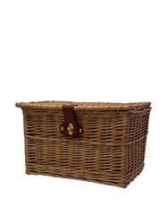 Mv-Tek Cestino in Vimini per Bici Marrone 42x31x25cm