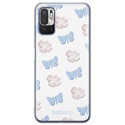 Babaco ERT GROUP mobile phone case for Xiaomi REDMI NOTE 10 5G / POCO M3 PRO original and officially Licensed pattern Flowers 043 optimally adapted to the shape of the mobile phone, case made of TPU