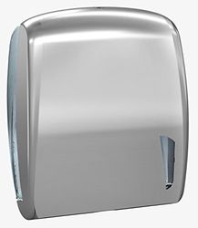 Mar Plast A90110TI Z Skin 450 Dispenser Serviettes en papier Titanium/transparent 345 x 112 x 305 mm