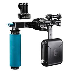 BigBalance Bronco elektronische gimbal set incl. adapter van 1 2/3 / 4 inch, voor GoPro/Smartphone