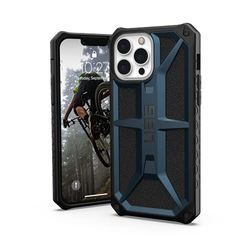 URBAN ARMOR GEAR 113161115555 UAG Ontworpen voor ananas Case [6,7 inch scherm] Robuuste lichtgewicht slanke schokbestendige Premium Monarch beschermhoes, Mallard,Kevlar Zwart