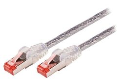 Valueline vlcp85221t025 0.25 m CAT6 S/FTP (S-STP) Transparent networking cable – networking cables (RJ-45, RJ-45, Male/Male, Gold, 10/100/1000Base-T (X), Cat6)