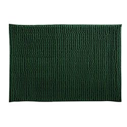 MSV Tapis de Bain Microfibre Chenille 50x80cm Vert Foncé