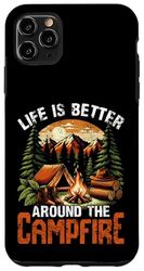 Life is Better Around the Campfire Outdoor Design Case for iPhone 11 Pro Max