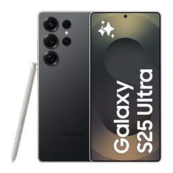 Samsung Galaxy S25 Ultra Smartphone AI, 3 anni di Garanzia del produttore, Display 6.9'' QHD+ Dynamic AMOLED 2X, Fotocamera 200MP, RAM 12GB, 512GB, 5.000 mAh, Titanium Black [Versione italiana]