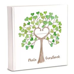 Mareli Guestbook Uitnodigingsboek, wit, 20 x 20 cm