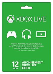 Abonnement Xbox Live Gold - 12 Mois