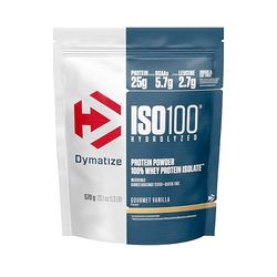Dymatize ISO 100 Hydrolyzed Gourmet Vanilla 570g Whey Protein Hydrolysat + Isolat