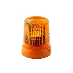 HELLA 2RL 008 061-111 halogénio - luz de identificação omnidirecional - KL 7000 - 24 V - amarelo - montagem exterior/aparafusado - Conector: Conector plano