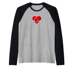 Me encanta Liv, me encanta Liv Camiseta Manga Raglan