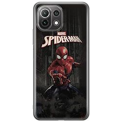 ERT GROUP mobiltelefonfodral för Xiaomi 11 LITE 4G/5G originalt och officiellt licensierat Marvel mönster Spider Man 007, fodral tillverkad av TPU-plast