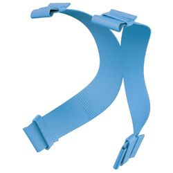SEAC Fabric Strip Ffm Correa elástica para Recambio de máscara de Buceo, Adultos Unisex, Azul Claro, Estándar