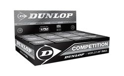 Dunlop Squash Competition (ponto amarelo) caixa de 12 bolas