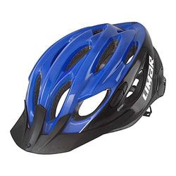 Limar Scrambler Fahrradhelm, Hjälm Unisex Vuxen, Blå/Svart, L
