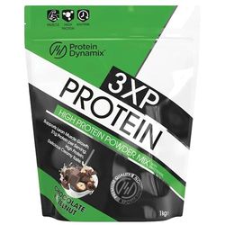 Protein Dynamix - 3XP Whey Protein Powder - Whey, Pea & Hydrolysed Wheat Blend for Lean Muscle Growth - Chocolate Hazelnut Flavour - 21g Protein • 126kcal Per Serving - 1Kg