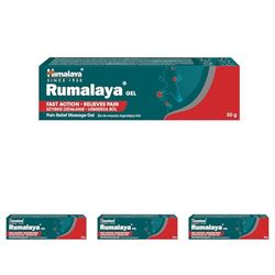 Himalaya Rumalaya Beruhigendes Gel, Massagegel ad azione rapida per una forte vitalità 50 g (Confezione da 4)