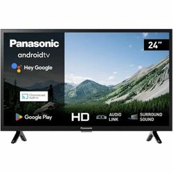 Panasonic TX-24MSW504 Smart TV, Android TV, surround-geluid, Google Assistant, Chromecast, helder paneel, HD Color Engine, zwart