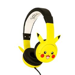OTL Technologies PK1178 Pokemon Pikachu Ears Przewodowy zestaw słuchawkowy dla dzieci Żółty
