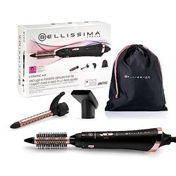 Bellissima Ceramic Air - Moldeador de aire caliente 3 en 1, para cabello corto y medio, 800 W, moldeado y secado, revestimiento cerámico, 2 combinaciones de aire/temperatura, chorro de aire frío