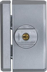 ABUS FTS96A AL0125 Fecho para janela (com mecanismo de fecho intuitivo e alarme, fecho uniforme, nível de segurança ABUS 10-78551), prateado