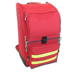 GiMa Ambulance ryggsäck, 40 cm l x 30 cm B x 57 cm H, röd, nödfall, trauma, rescue, medical, första hjälten, sjuksköterska, paramedicisk multificka väska
