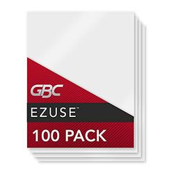 Swingline GBC Thermal Pouches/astucci, Legal size, 5 mil, Ezuse, Clear, 100-Count, 1 Pack