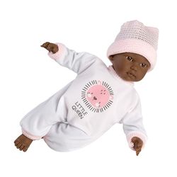 Lorona Cuquita pop 30 cm met stoffen lichaam en fopspeen
