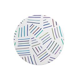 Questo Casa, Digitalt tryck runt musmatta, halkfri undersida för kontor och hem, diameter: 22 cm