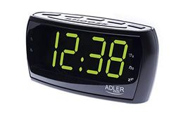 ADLER AD1121 Rádio despertador digital AM-FM, ecrã grande LED, controlo de brilho, função SNOOZE