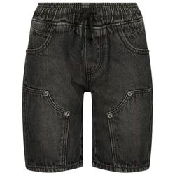 Vingino Cabrini Short voor jongens, zwart denim, 3 Jaren