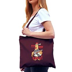 Nerdo VEND-137579 Sac en Tissu Adulte Mixte, Marron, Taille Unique