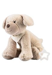 Boîte à Musique L Chien Lucky, Gris Beige.