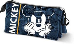 KARACTERMANIA 2360 Mickey Mouse drievoudig HS pennenetui blauw, donkerblauw