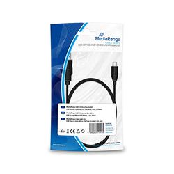 MediaRange MRCS138 USB-kabel 1,2 m USB A Micro-USB B, Svart