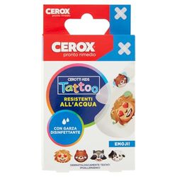 Cerox kinderpleister, microgeperforeerd, met desinfectiebinding, verpakking van 12 stuks