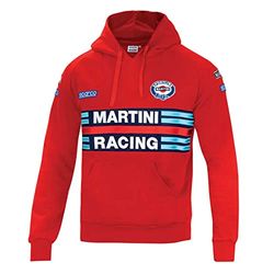 Sparco Martini Racing Polo, Rojo, Estándar Unisex Adulto