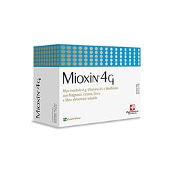 Mioxin® 4G Integratore Alimentare per Donne - a base di 4g di Myo-inositolo, Vitamina D3 (1000 UI), Fibra alimentare solubile, Metilfolato, Magnesio (450g), Cromo picolinato e Zinco - 30 bustine