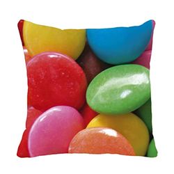 Doge Milano Coussin avec impression numérique, 100% Made in Italy, Coussin de canapé décoratif, amovible et lavable, modèle Quinzia, 40x40x5 cm